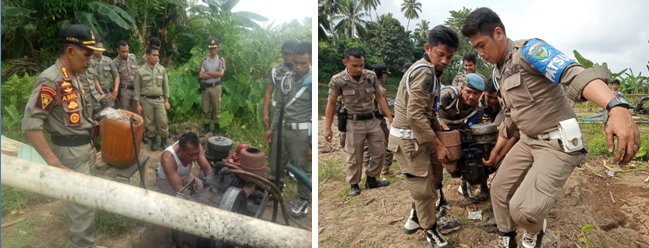 Penertiban Galian C di Kambang Kec.Lengayang