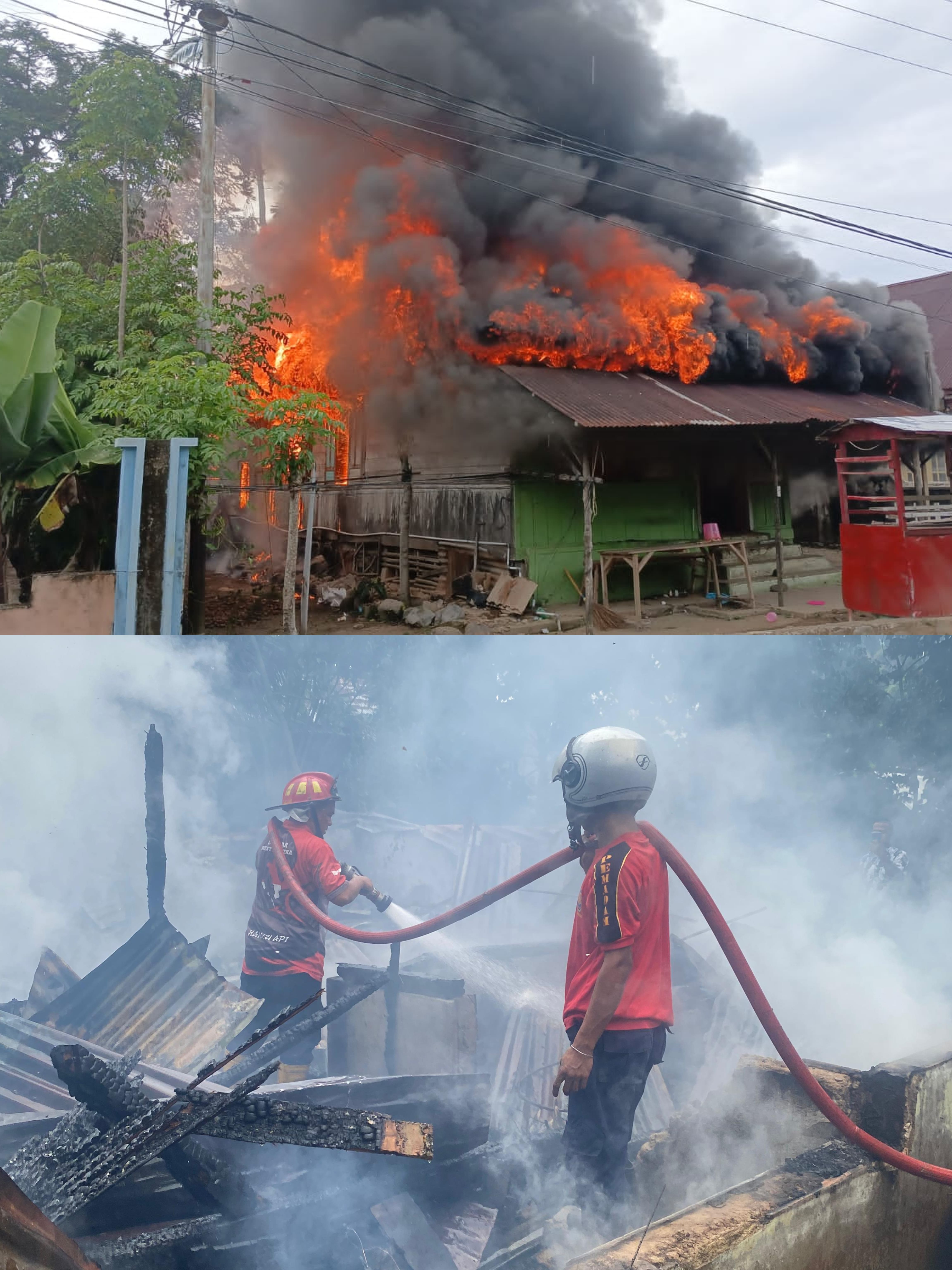 KEBAKARAN RUMAH di BATANG KAPAS