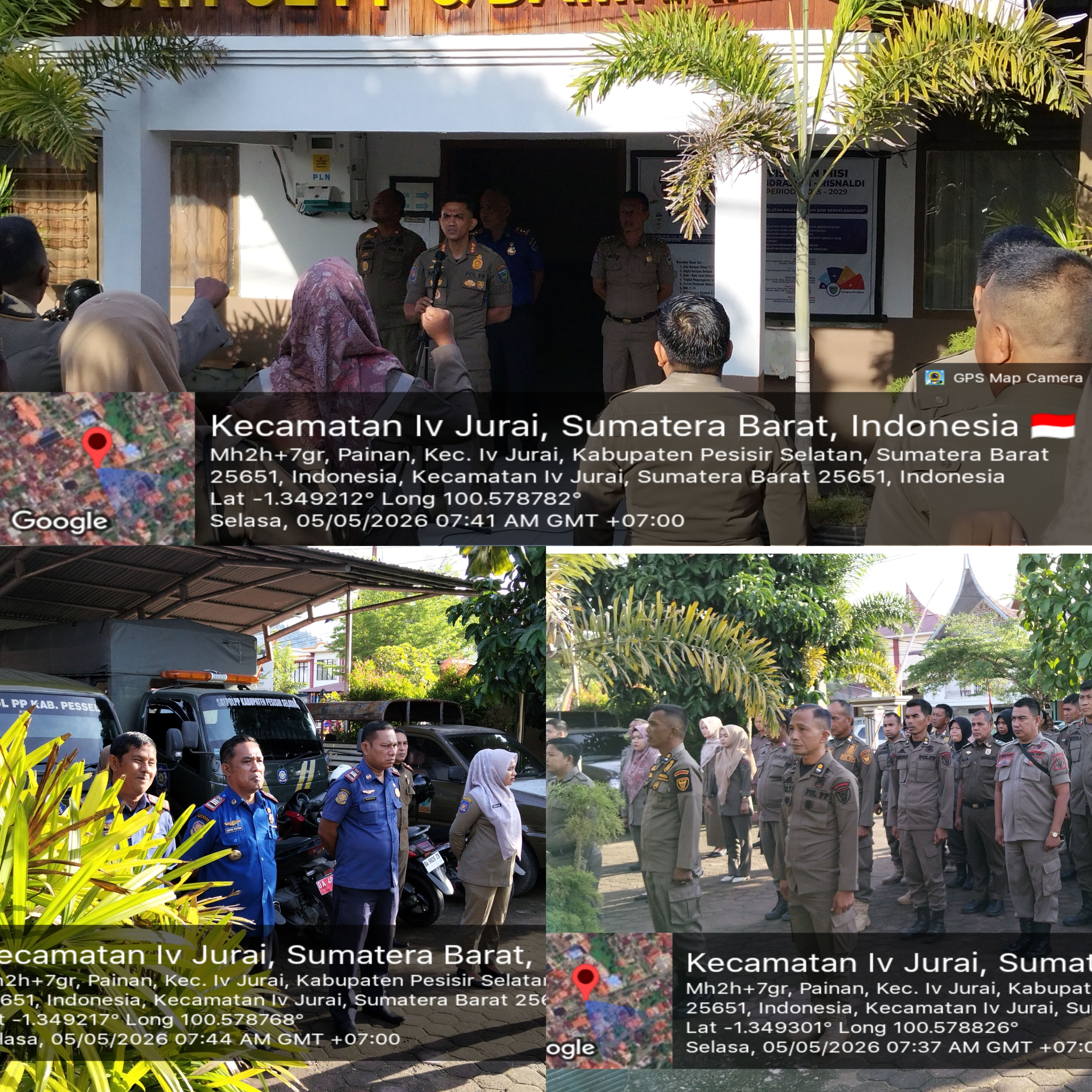 Apel pagi Satuan Polisi Pamong Praja & Pemadam Kebakaran
