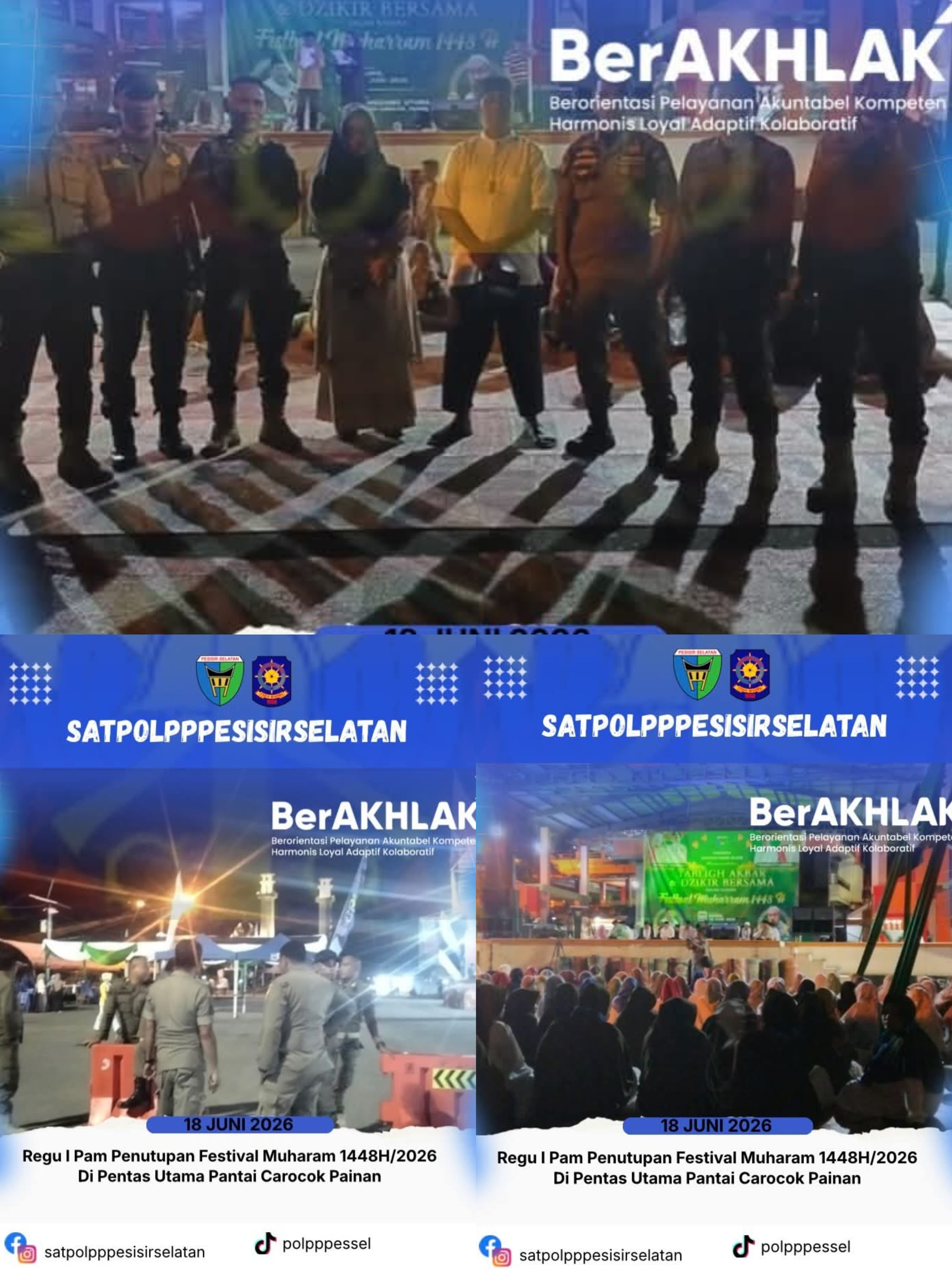 Pengamanan Kegiatan Penutupan Tabligh Akbar.
