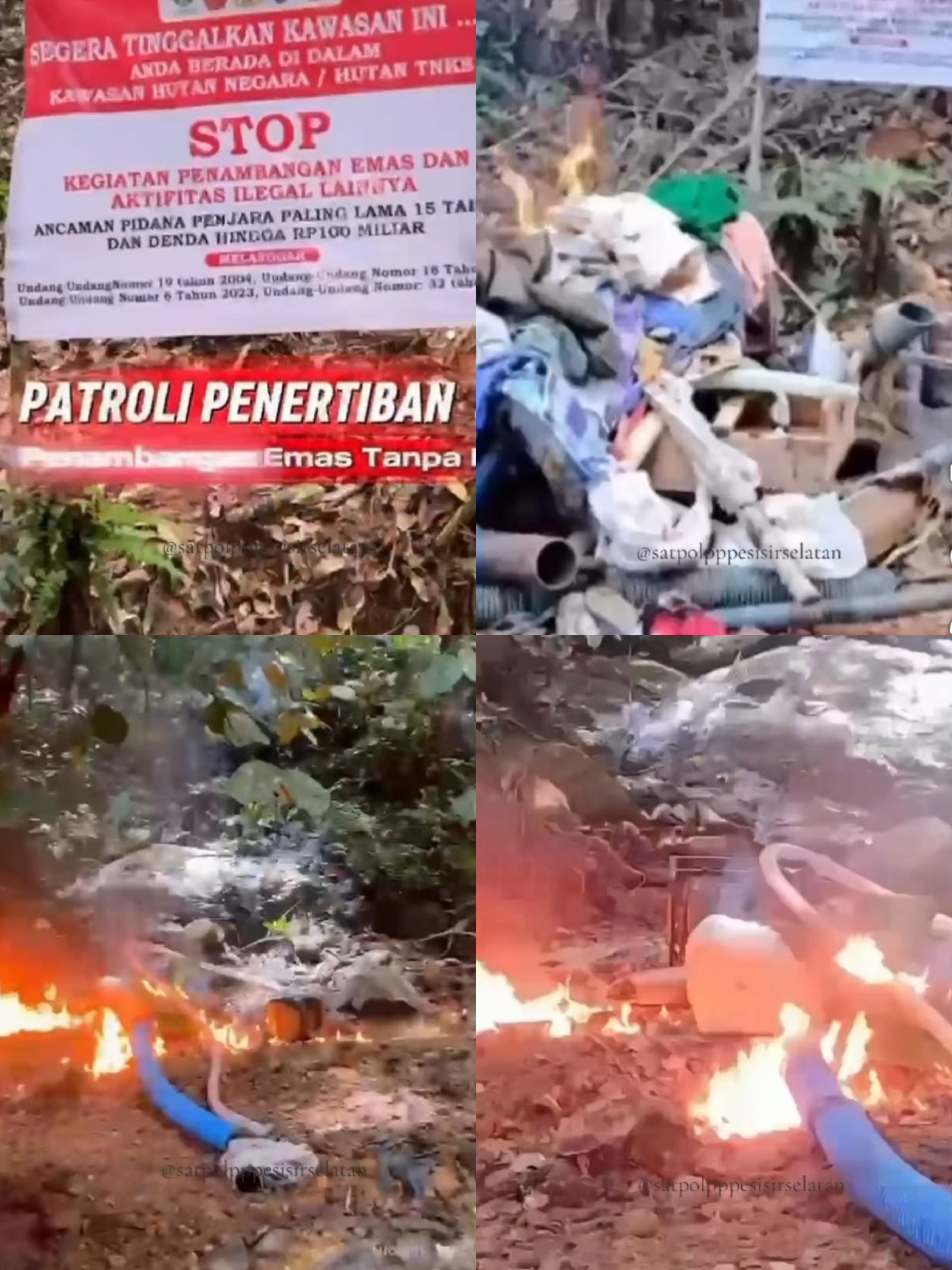 penanganan Penambangan Emas Tanpa Izin (PETI)