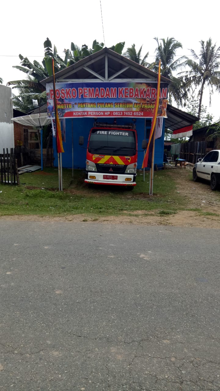 Posko Pemadam Kebakaran  Basa Ampek Balai Tapan pindah Lokasi