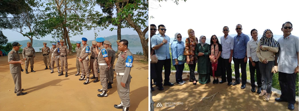 PAM kedatang Istri dari Bapak Wakil Presiden Nyonya Mufidah Jusuf Kalla ke Mandeh, Kecamatan Koto XI