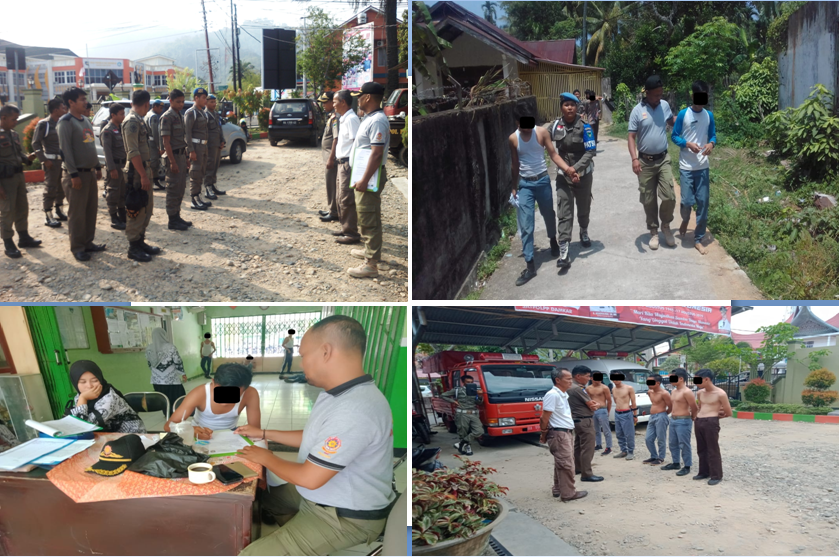 Operasi Penertiban Pelajar di Kecamatan Batang Kapas
