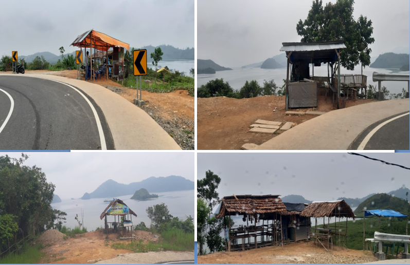 Pengecekan Lapak-Lapak Di kawasan Mandeh Kecamatan Koto  XI Tarusan