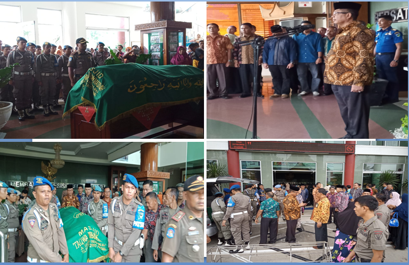 Upacara  Pelepasan Jenazah Drs Naswir 