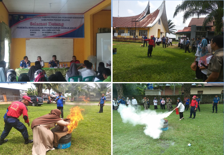 Sosialisasi pencegahan Kebakaran di Kecamatan BAB Tapan