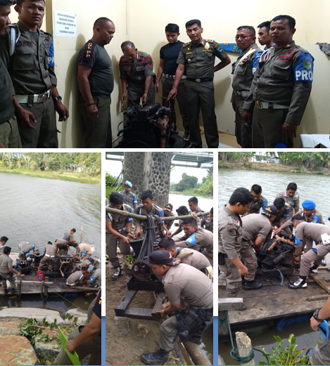 Operasi  Penertiban Galian C di Batang Kapas