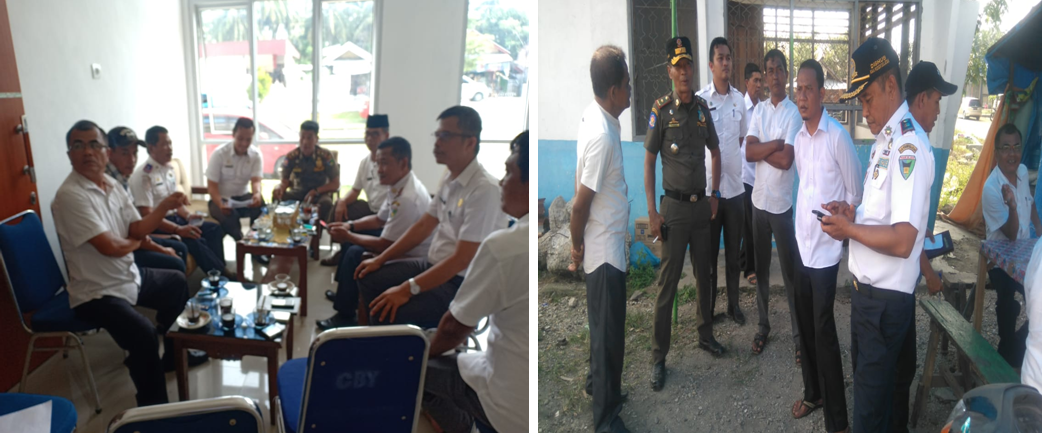 Rapat Perencanaan Penertiban Bangunan dan Warung Liar di Kawasan Pasar Baru Bayang