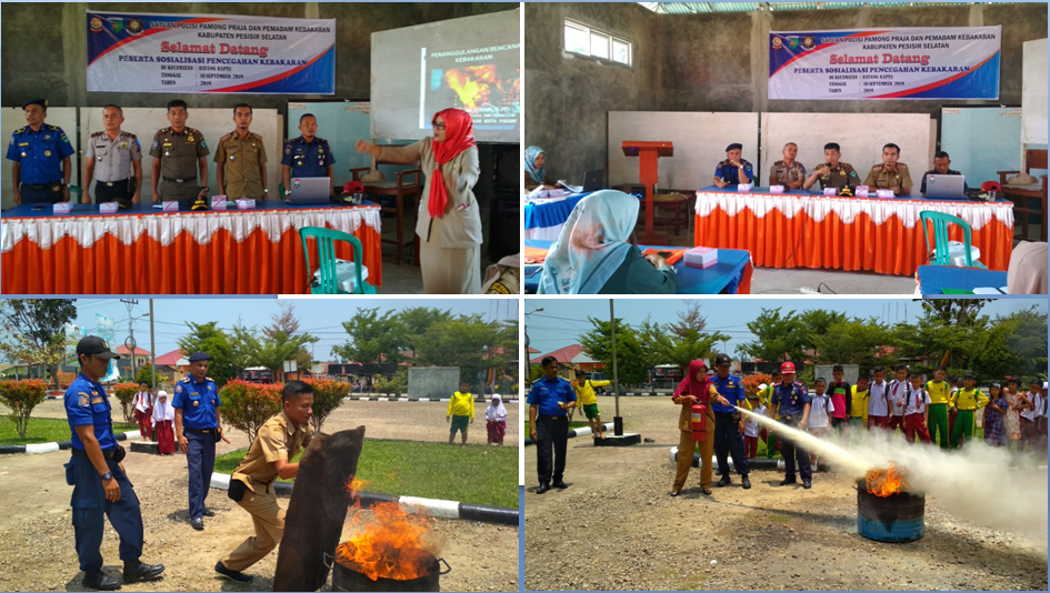 Sosialisasi Pencegahan Kebakaran di Kecamatan Batang Kapas
