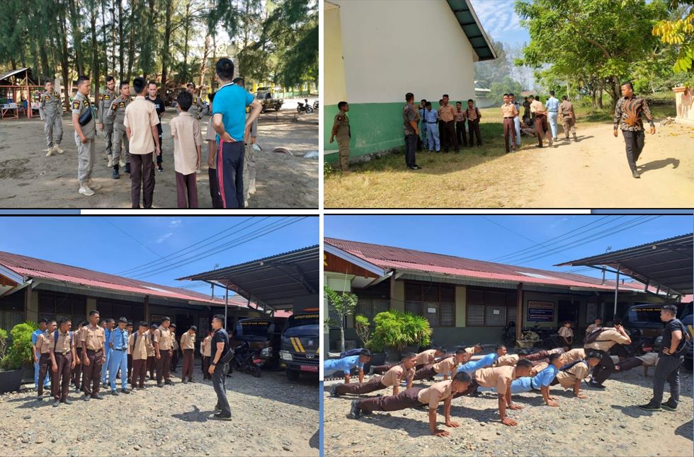 Satpol PP Jaring 22 Orang Pelajar yang berada di luar Sekolah pada jam Sekolah