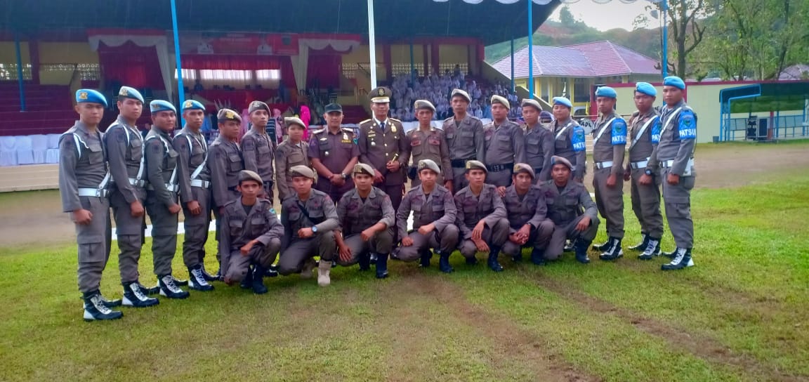 Kasat dan Anggota Ikuti rangkaian Upacara Hut Republik Indonesia Ke-74