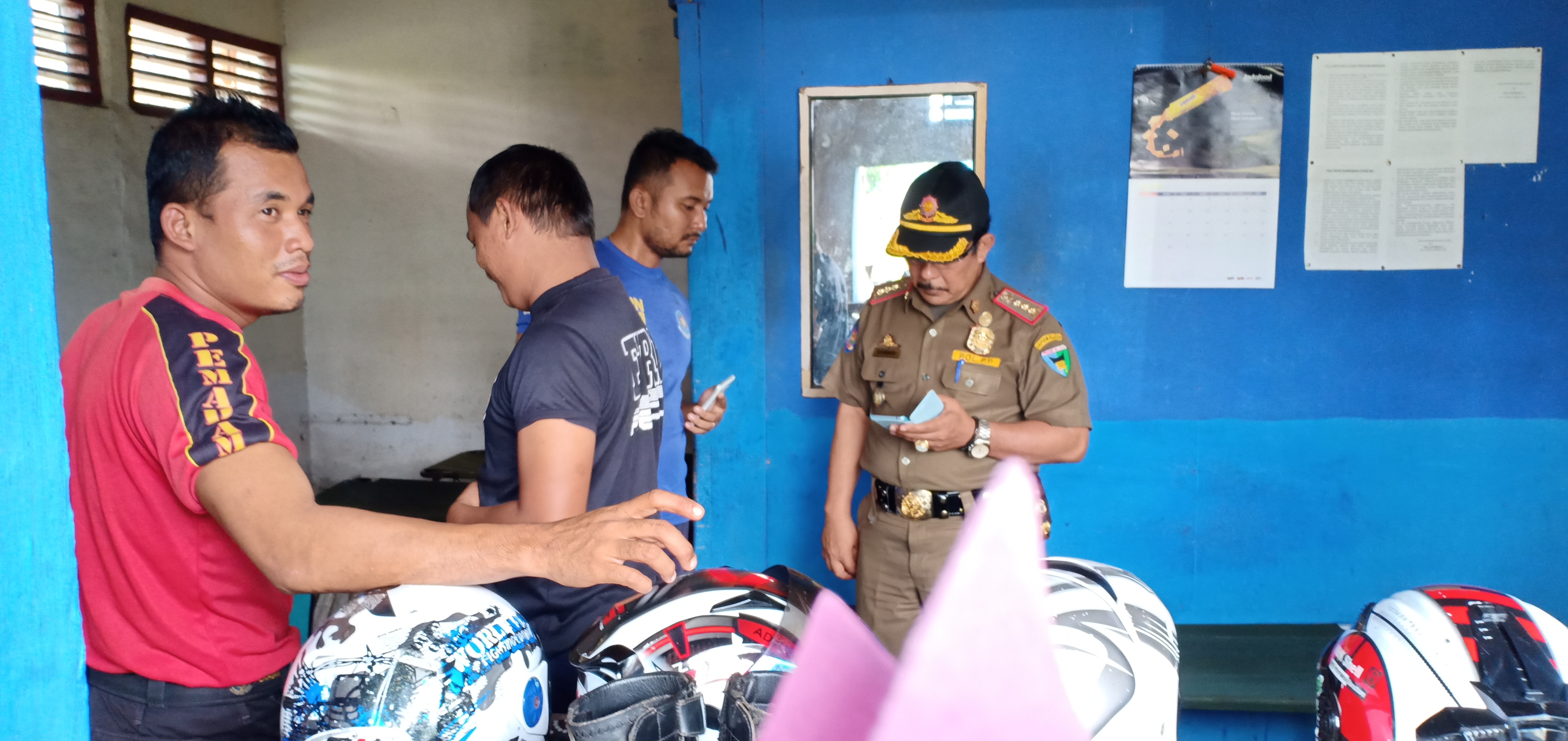 Sekretaris, Cek Satgas Damkar di Kecamatan.