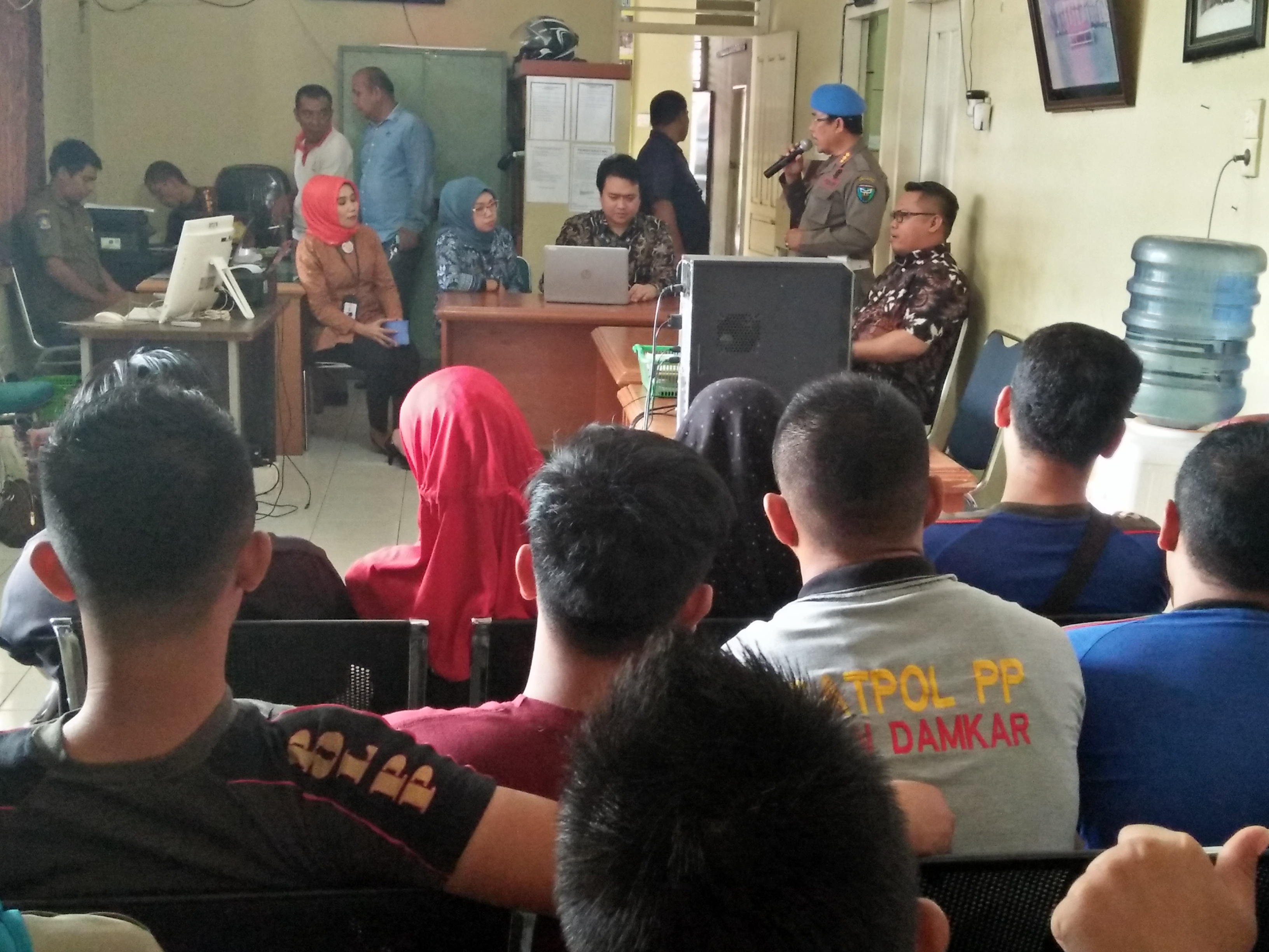 Sosialisasi Asuransi oleh PT. Asuransi Jiwasraya (Persero) di Satpol PP dan Damkar.