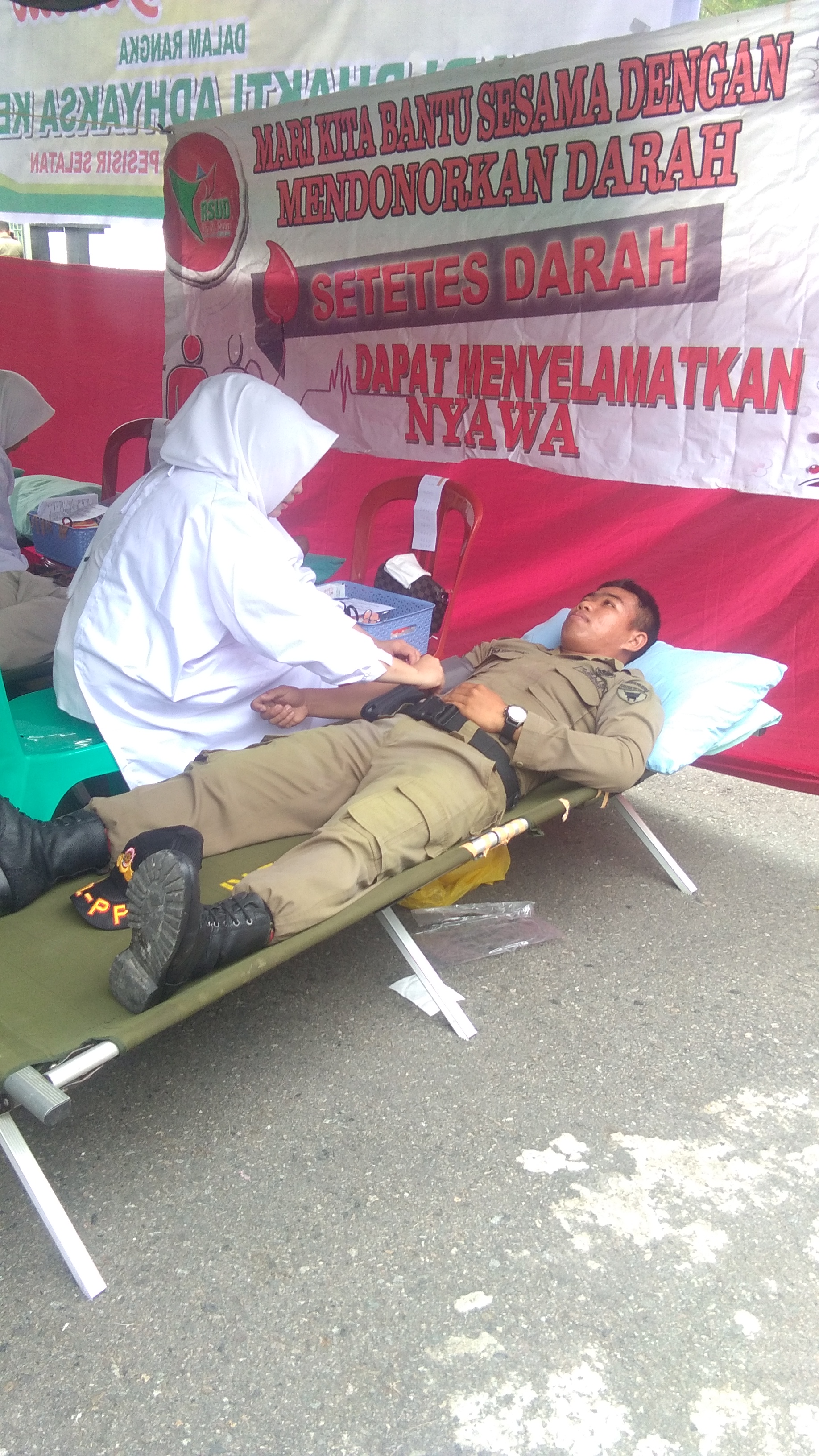 Kegiatan donor darah dalam rangka Hut Adhyaksa 58