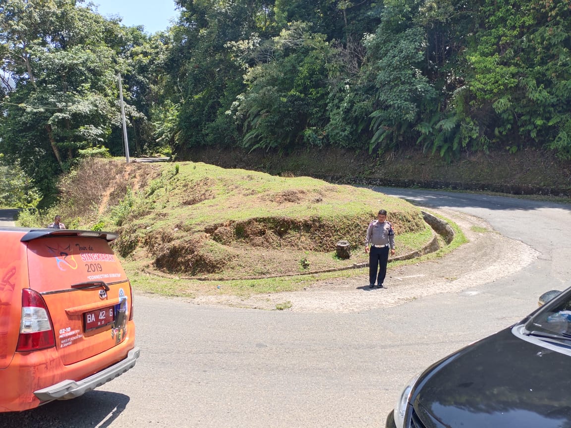 Pengecekan Lokasi titik Kerawanan  pelaksanaan kegiatan Tour De Singkarak