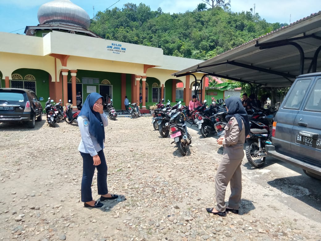 PAM Sholat jumat di Masjid Jami jabal Nur
