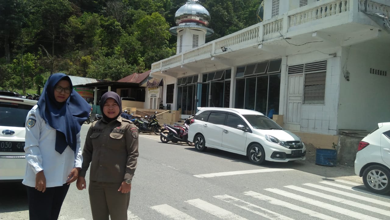 PAM Sholat jumat di Mesjid Buah Palo.