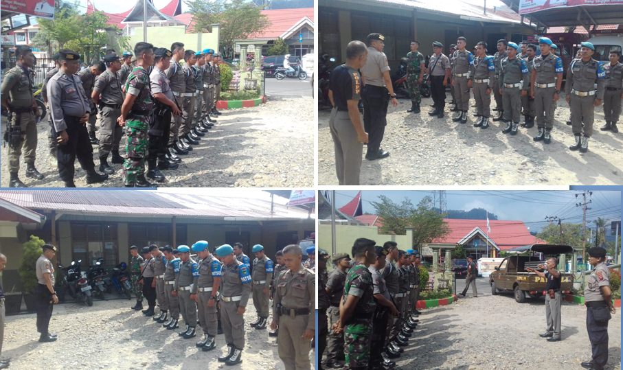 Kasat Satpol PP memberi Arahan Teknis Penertiban Galian C di Batang Kapas