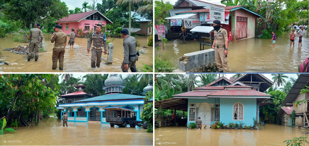 Banjir di Tarusan Kecamatan Koto XI Tarusan