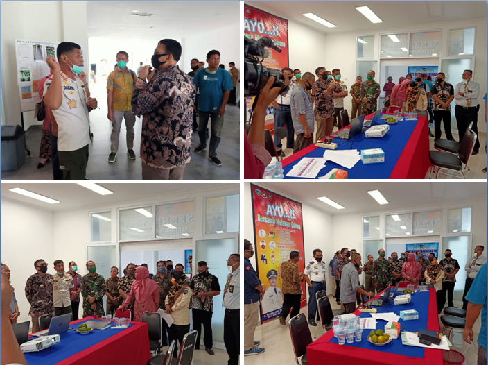 Kunjungan Bupati ke Sekretariat Covid-19