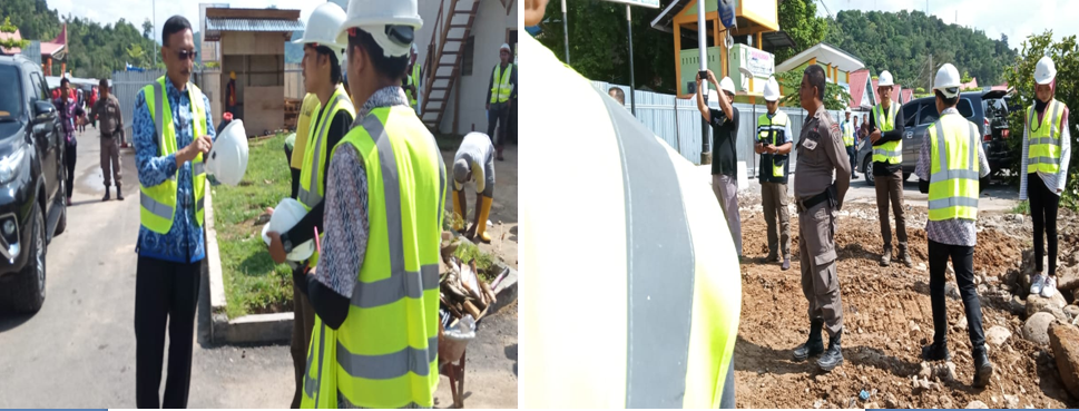 Pengamanan Kunjungan kerja Mesjid Terapung di Carocok Painan