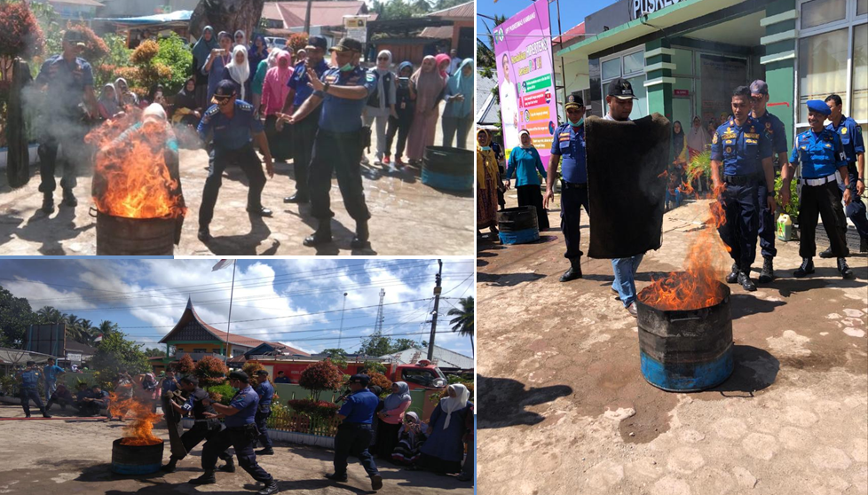 Sosialisasi Pencegahan Kebakaran di Puskesmas Kambang