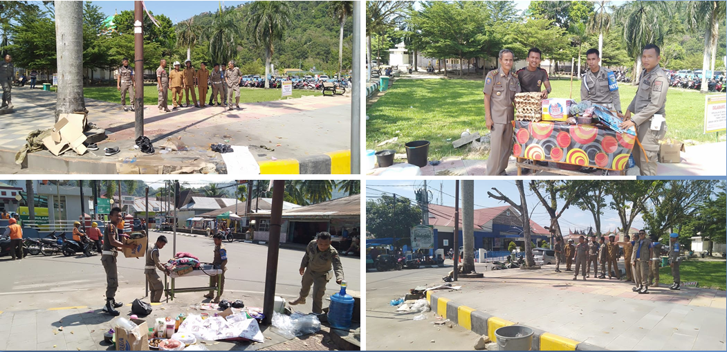 Penertiban Pedagang di Depan RSUD M.zein Painan
