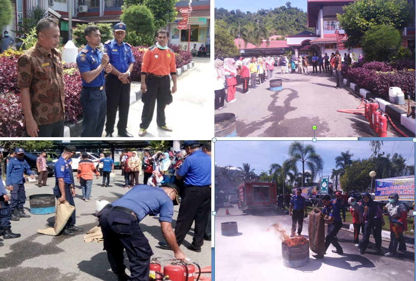 Sosialisasi Kebakaran di RSUD M.Zein Painan