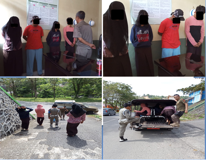 Penertiban Pelajar di kawasan Painan