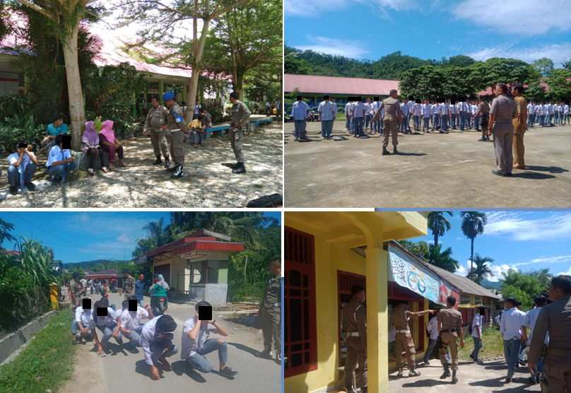 Penertiban Pelajar di Kecamatan Batang Kapas