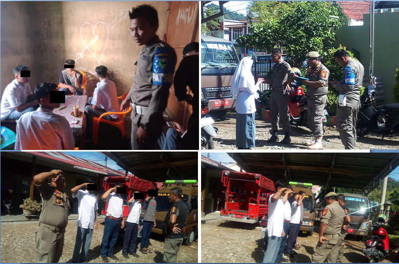 Penertiban Pelajar di Kawasan IV Jurai 14 Januari 2020