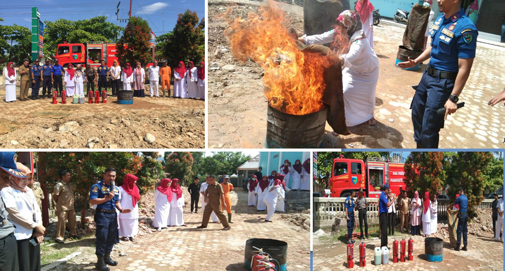 Sosialisasi Pencegahan Kebakaran di Puskesmas Tarusan 