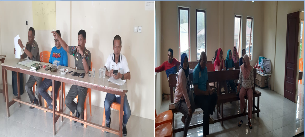 Sosialisasi  lapak2 Kenagarian Sungai nyalo 4 Oktober 2019